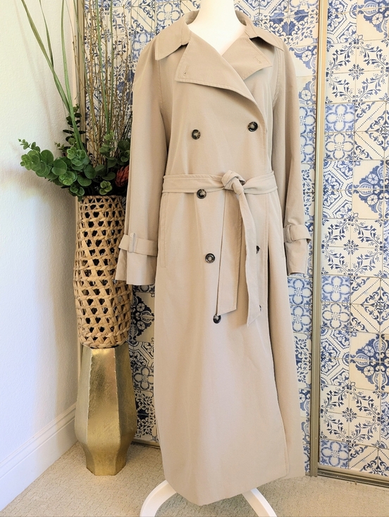 H&M Jackets & Blazers - H&M Classic Double-Breasted Tan Trench Coat Sz L